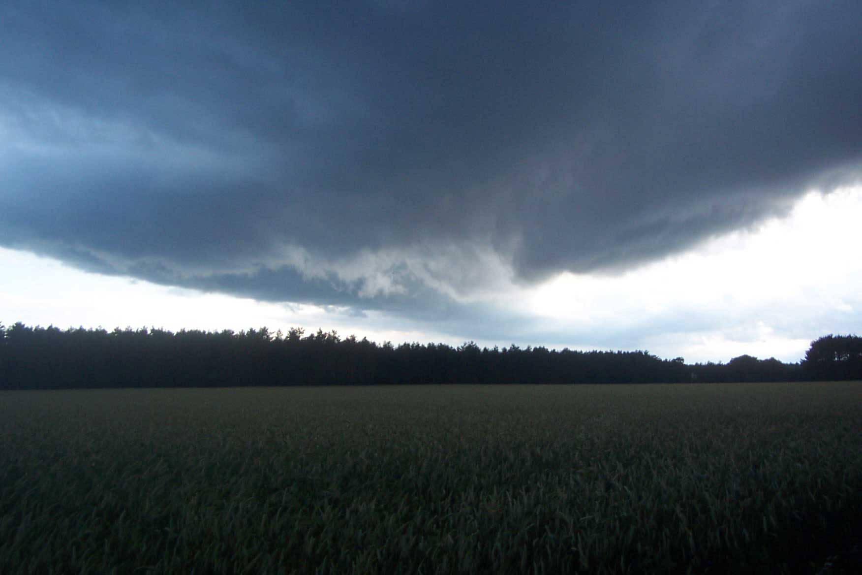 Gewitterwolken bei Gartow