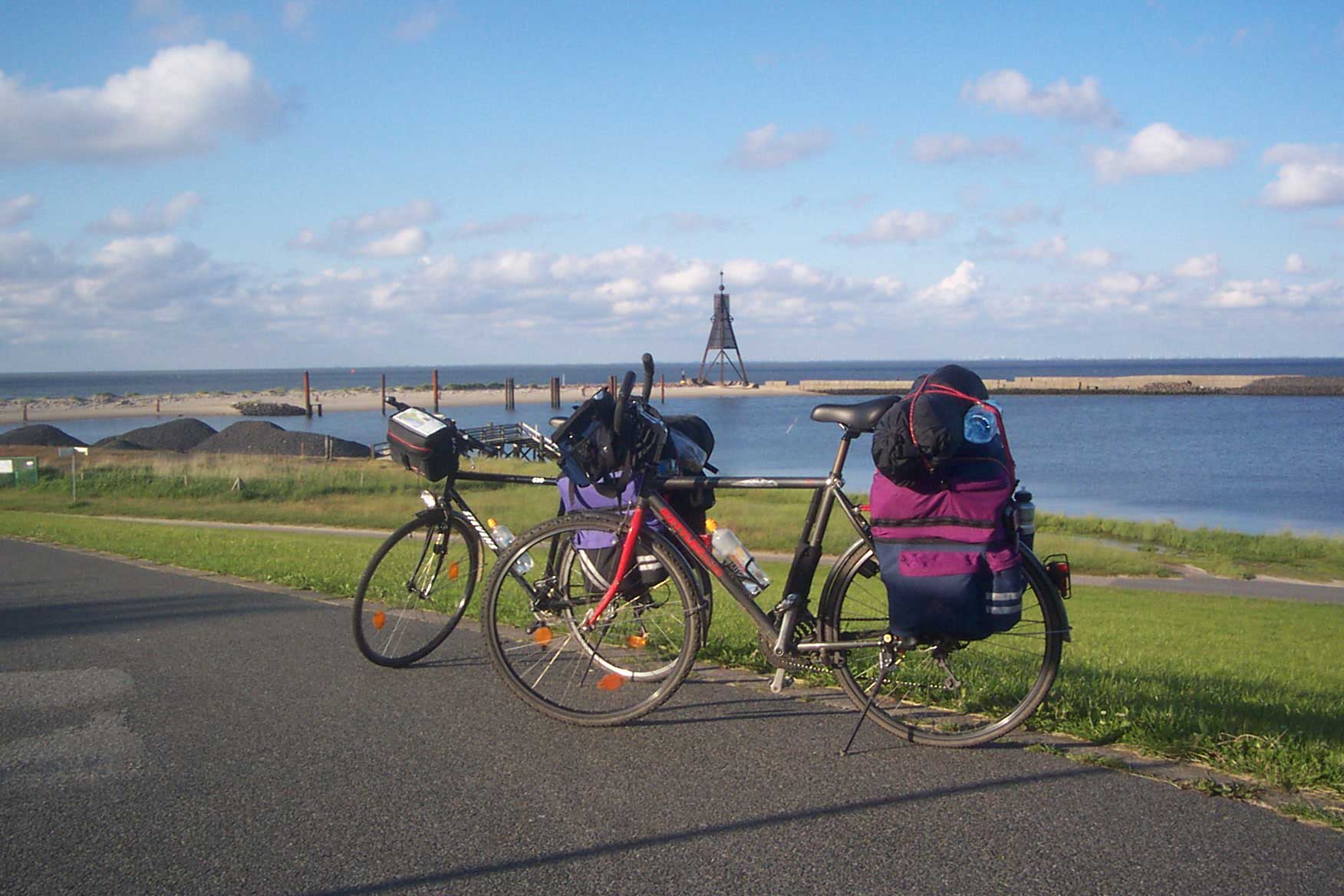 Unser Ziel, die Kugelbake