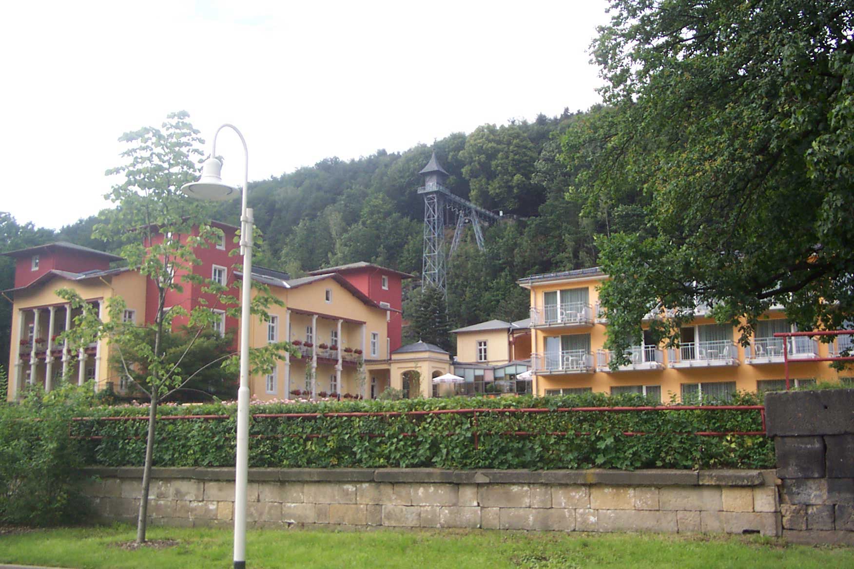 Bad Schandauer Personenaufzug zum Ortsteil Ostrau